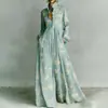 Vestido estampado estilo retro francês para mulheres, novo modelo de verão, moda feminina europeia e americana transfronteiriça, vestido elegante e sofisticado