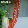 Contas de vidro cristal soltas contas de colar pulseira diy feito à mão material para enfiar contas contas de roda cor banhada contas planas de 6mm