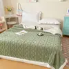 Manta de tafetán y lana de cordero, manta para el hogar, manta transfronteriza, manta para siesta en casa y oficina, manta para aire acondicionado, forro polar de coral