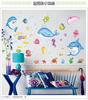 XL7159 Pegatinas de pared con dibujos animados 3D del mundo submarino, creativas, para dormitorio, sala de estar, guardería, ambiente, pintura decorativa