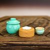 Accesorios para Micro-Paisajismo: Tinajas de vino, Tazones, Heno, Cubos de madera, Chiles, Ajo, Cestas de bambú, Cestas para cocinar al vapor, Adornos de resina, Artesanías, Musgo
