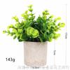 Bonsái de planta verde artificial de Amazon transfronterizo, nórdico para escritorio de hogar, degradación natural, maceta de pulpa de papel, bonsái de planta artificial