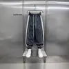 Pantalones Jogger Casuales Versátiles de Verano, Modernos, Geniales, Ajustados, Parche de Rayas, Pantalones Deportivos, Retro Americano, Moda Masculina