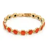 Pulsera de Cristal Imitación Ojo de Gato de Colores de Venta Caliente Transfronteriza Europea y Americana para Mujer, Joyería de Mano Versátil, Sencilla, Moderna y Popular Incrustada con Diamantes