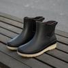 Botas de Chuva Antiderrapantes Sapatos Impermeáveis para Cozinha Calçados de Borracha de Verão Curtos para Lavanderia Sapatos de Plástico Galochas Botas de Chuva Espessas Versáteis