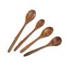 Fabricante de Cuchara de Madera para Alitas de Pollo Cuchara para Sopa Estilo Japonés Venta al por Mayor Espátula para Té Cuchara para Té Cuchara de Madera Mango Largo Estilo Retro