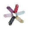 [Fabricante Original] Guantes de Encaje Cortos para Novia Fiesta Conducir Protección Solar Etiqueta