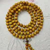 Venda por atacado direto do fabricante: Pulseiras Nan de Seda Dourada para Homens e Mulheres, Contas de Oração Budistas, Contas de Madeira Zhennan Folha Pequena, Contas de Oração, Disponível para Dropshipping