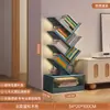 Estantería Pequeña Almacenamiento Forma de Árbol de Pie Gabinete de Dormitorio Estante de Almacenamiento para Sala de Estar Hogar Estantería Estrecha Creativa de Múltiples Niveles