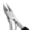 Pinzas de Pico de Águila de Caucho-Plástico ABS para Cortar Uñas Duras, Pinza para Cutícula de Acero Inoxidable Negro de Corte Único, Herramienta de Manicura al por Mayor