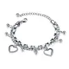 Pulsera Multicapa de Acero Inoxidable 2025 para Mujer con Cuentas en Forma de Corazón, Moderna, Versátil, Joyería Elegante, Regalo de Vacaciones