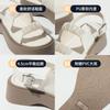 Sandalias Romanas Augu Shiden para Mujer Verano 2026 Nuevo Estilo Casual Plataforma Suela Gruesa Sandalias Deportivas Zapatos de Playa