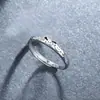 Anillos Originales de Gato y Perro Pareja Graffiti, Anillos de Resina Esmaltada de Dibujos Animados de Nicho, Plata de Ley, Regalo Femenino para el Día de San Valentín
