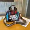 Bolsa de Moda Versátil para Mulheres 2025 Novo Modelo Bolsa Pequena Leve de Tecido Oxford Bolsa de Lona Feminina Bolsa Transversal Casual