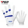 Guantes de Golf Pgm Kidsren para Niños y Niñas, Tela de Microfibra Transpirable, un Par de Guantes Deportivos Profesionales Resistentes al Desgaste con Marcas
