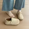 Sapatos Birkenstock com salto escondido femininos 2026 Outono fivela versátil decote baixo slip-on sapatos preguiçosos casuais sapatos únicos mocassins