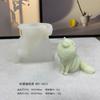 Molde de silicona para velas de aromaterapia con forma de cachorro de bichón Sherina, molde de yeso para hacer tú mismo.