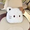 Nova Almofada de Apoio de Cabeça e Pescoço para Carro de Gato Almofada de Encosto de Banco de Carro com Estampa de Leopardo Transfronteiriça Almofada de Apoio Lombar para Interior de Carro Universal para Todas as Estações