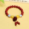 Pulsera de Aiyu Cinabrio Arena Dorada Morada Pulsera Flor de Rosa Fábrica de Joyería Venta al por Mayor Transmisión en Vivo Dropshipping S2102709