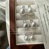 ¡Cierra los ojos y entra! Pendientes de Perla Blanca Estilo Princesa Diana para Mujer con Diamantes, Lujo Accesible, Pendientes Retro Franceses de Alta Gama, Suaves y Sencillos