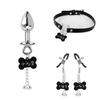 Artículos Pequeños Sexy S Placa de Identificación Collar con Cascabel Accesorios para Mascotas Trasera Femenina Tapón Anal Entrenamiento Productos Sexuales para Adultos Se Puede Enviar en Nombre de