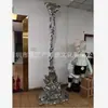 Escultura Personalizada de Gota d'Água em Aço Inoxidável com Superfície Espelhada e Design de Água Corrente, Ornamento de Chão para Decoração de Paisagismo de Lobby de Hotel