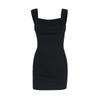 Zx25003Pfo Vestido de Tirantes Transfronterizo Europeo y Americano Sexy Cintura Delgada Espalda Descubierta Caliente Cubre Caderas Falda Corta Vestido de Tirantes
