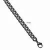 Colar NK Europeu e Americano Cor Fixa de Aço Titânio Masculino Marca Moderna Pulseira Versátil Feminina Corrente Cubana Acessórios Estilo Personalidade Casal Ornamentos