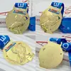 Medalhas de Competição 3D Imitação Ouro Laqueado Hóquei no Gelo e Futebol Esportes Medalhas Metal Fábrica Personalizada Medalha de Metal Customização