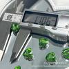 2023 nova alta qualidade amor verde strass garra broca Y2K buraco sapatos grampo de cabelo capa de telefone móvel design material fundo plano