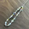 Colgante de Concha de Princesa Sirena Lanyard para Teléfono Móvil Cadena de Teléfono Móvil Colorida Linda Llavero con Cuentas Lanyard para Muñeca