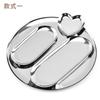 Bandeja de metal de estilo europeo, placa de almacenamiento de acero inoxidable minimalista dorada, adornos decorativos, decoración creativa, accesorios para el hogar