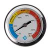 Termômetro industrial axial bimetálico tipo ponteiro de aço inoxidável para forno de churrasco, forno, disco de caldeira