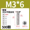 Tornillo autorroscante de cabeza avellanada negra KB cola plana niquelado ranura cruzada cabeza plana autorroscante M1.4M2.3M2.6M3.5M4