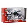Modelo de Motocicleta Huayi 1/12 H2 Liga Brinquedo com Som e Luz Scooter Motocicleta Pesada Encaixotada M12-1