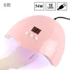Lâmpada para Unhas X4 Transfronteiriça Mini Lâmpada de Cura 18 Contas de LED Secador de Esmalte em Gel Lâmpada de Fototerapia para Unhas Lâmpada para Unhas Atacado