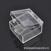 Caja de plástico para PC cuadrada totalmente transparente de 36 x 36 x 23, a prueba de polvo, con tapa abatible, caja de exhibición de muestras de Guangdong