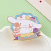 Broche Sanrio Cinnamon Dog Melody Culomi Lindo Dibujo Animado Ropa Insignia de Metal Accesorios para Hombre y Mujer Pin
