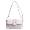 Bolsa Baguete de Linho Patchwork Estilo Francês Leve Luxo para Ombro/Transversal 2026 Verão Nova Moda Versátil para Mulheres
