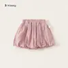 Bangxuan Huzhou Zhili Roupas Infantis Calças para Meninas Verão Novo Renda Shorts Infantis Estilosos Calças Laranja para Crianças Pequenas