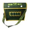 Bolsa para Electricista con Compartimentos de Lona RPET para Protección Laboral Transfronteriza Bolsa de Herramientas de Lona para Ferretería Fábrica de Personalización