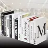 Libro Falso Decorativo Moderno Simple Decoración de Libro de Simulación Accesorios Estilo Nórdico Libro Decorativo Caja de Libros Estantería Creativa