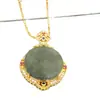 1004 Collar con Colgante de Jade Hetian Natural Venta al por Mayor Dropshipping Selección Diversa