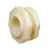 Fabricante Original Conexões Plásticas para Tubos de Água, Torre de Água, Conectores com Rosca Interna e Externa para Aquário, Conectores de Passagem Reta de PP para Tanque de Água de Engate Rápido