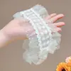 Doce Faixa de Cabelo de Renda Floral com Amarração para Meninas, Uso Diário, Festa de Primeiro Aniversário, Adereços para Fotos, Acessório de Cabeça de Bebê de Renda Estilo Fada