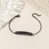 Pulseira de Aço Titânio de Novo Produto Transfronteiriço Luxo Acessível Pulseira Personalizada de Alta Qualidade Ins Nicho Pulseira de Aço Inoxidável Feminina Pulseira Feminina