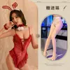 Lencería Sexy, Chica Conejita Sexy, Traje de Juego de Rol de Encaje Tentación, Uniforme Caliente de No Quitar