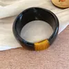 Pulsera geométrica de cuentas acrílicas transfronteriza europea y americana, diseño de nicho exagerado, lujo ligero, sensación de alta gama, accesorio de mano personalizado