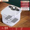 Cubo Calentador de Temperatura Constante Zhigao para Baño de Pies con Vapor Profundo y Soporte para Teléfono, Tina de Baño de Pies con Masaje Totalmente Automático para Uso Doméstico