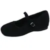 Zapatos Mary Jane Retro de Moda con Hebilla Única para Mujer 2026 Otoño/Invierno Nuevos Puntera Redonda Suela Suave Reductores de Edad Versátiles de Corte Bajo Zapatos Individuales